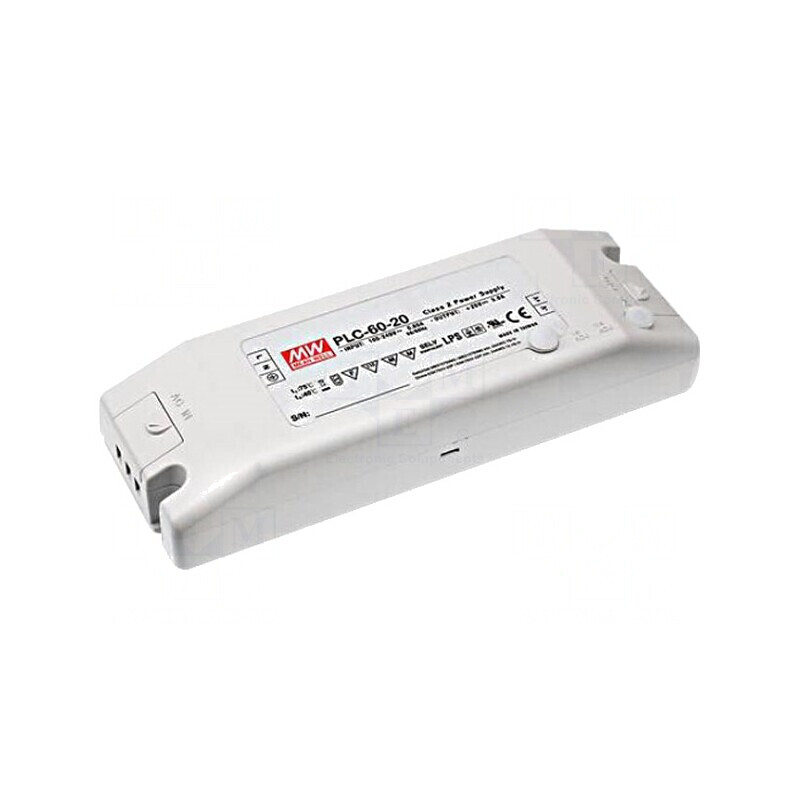 Alimentator LED 62.4W 48V 1.3A IP20 | Electronic-mag.ro | Componente Electronice