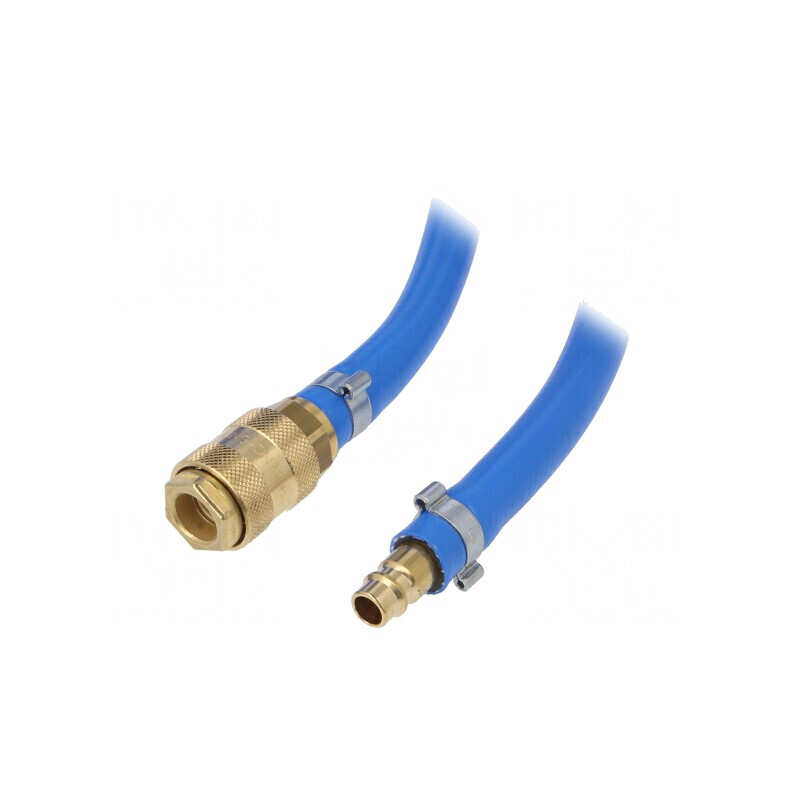 Furtun Pneumatic Flexibil 10m Cuplă Rapidă și Racord | Electronic-mag.ro | Componente Electronice