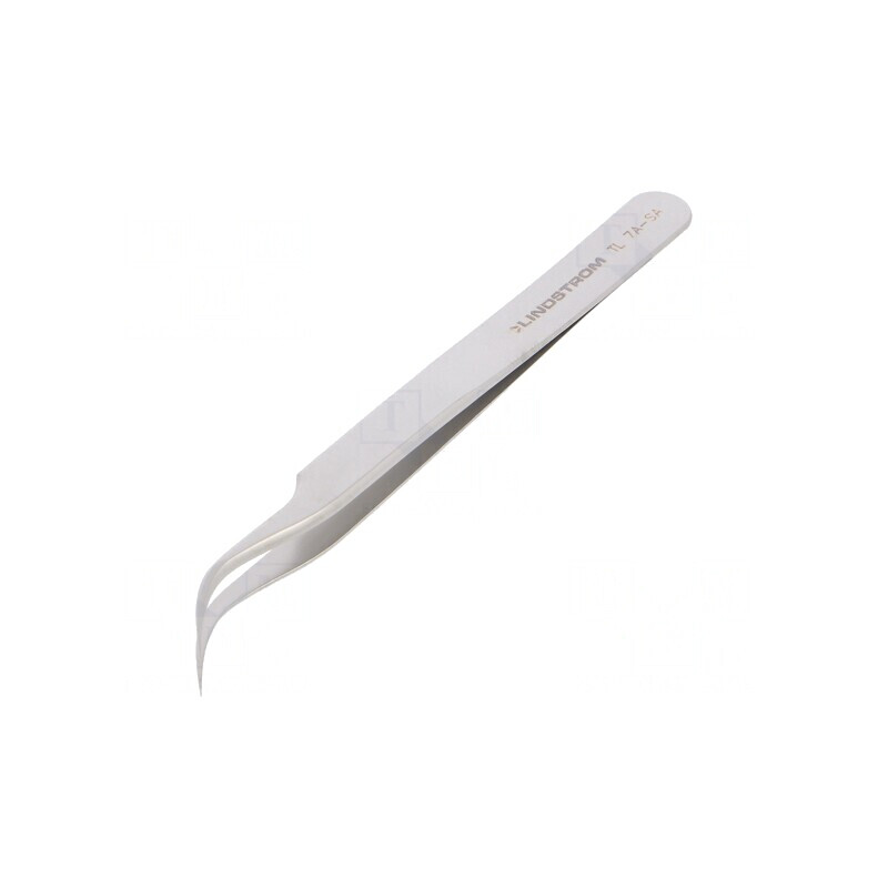 Pensetă Precizie 115mm Vârf Curbat 7A-SA | Electronic-mag.ro | Componente Electronice