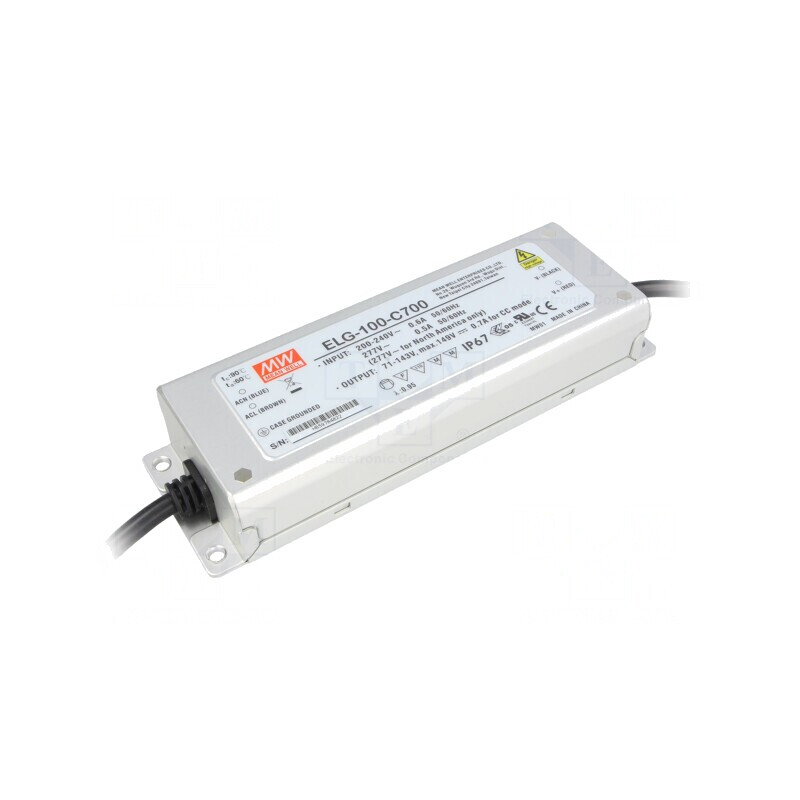 Alimentator LED 100W 700mA 180-295VAC | Electronic-mag.ro | Componente Electronice