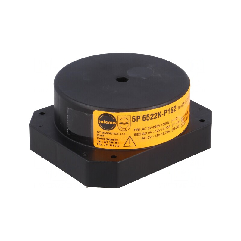 Transformator Toroidal 90VA 230V 12V Dual pentru PCB | Electronic-mag.ro | Componente Electronice