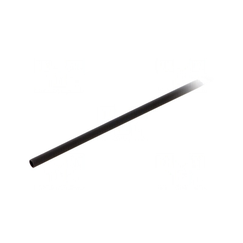 Manşon termocontractabil 3,2mm 1,2m negru poliolefină | Electronic-mag.ro | Componente Electronice
