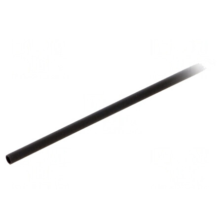 Manşon termocontractabil 3,2mm 1,2m negru poliolefină | Electronic-mag.ro | Componente Electronice
