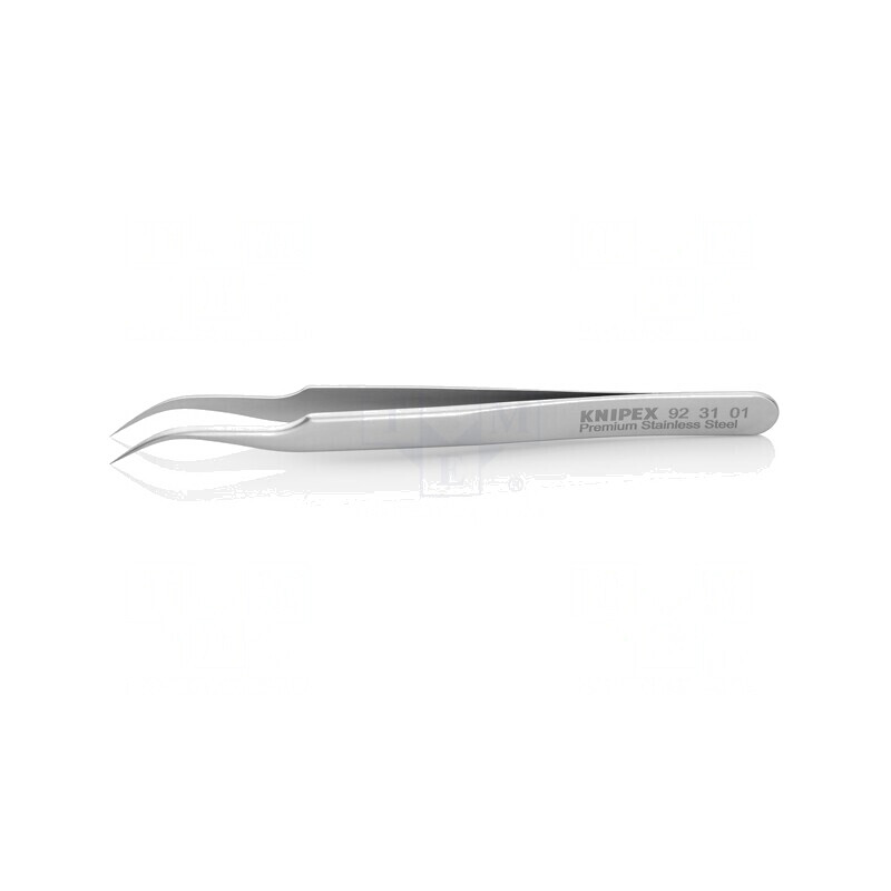 Pensetă Precizie 120mm Vârf Curbat | Electronic-mag.ro | Componente Electronice