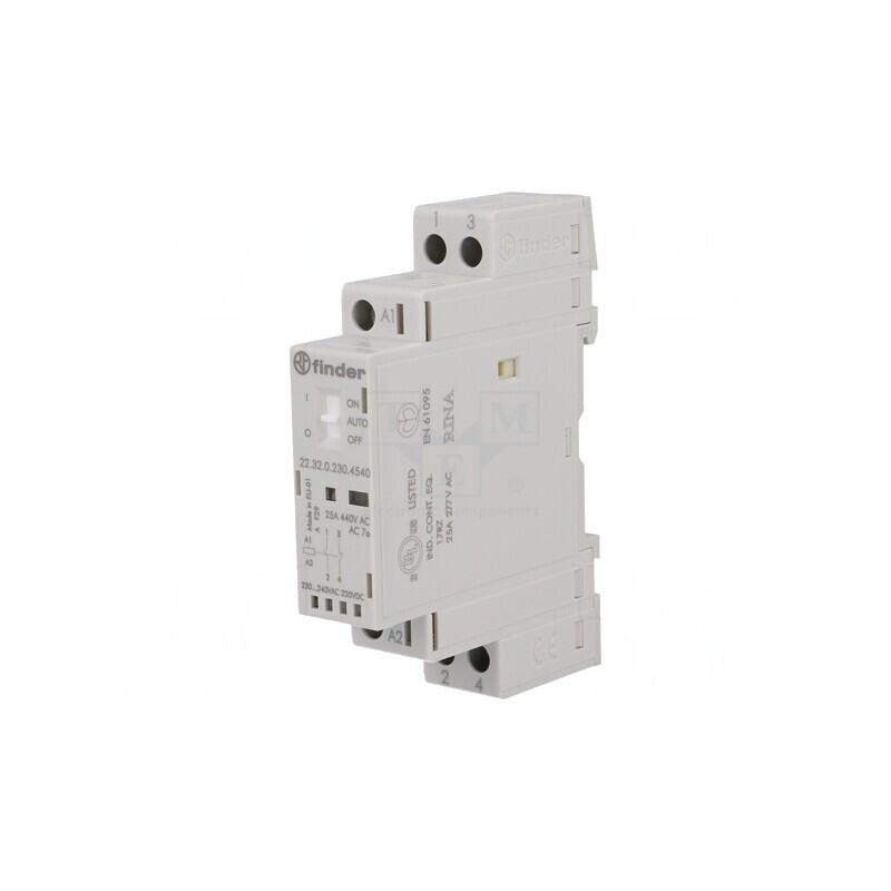 Contactor 2-pol 25A 230V NC NO | Electronic-mag.ro | Componente Electronice
