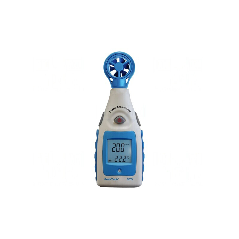 Termoanemometru LCD -10÷45°C 55x155x35mm cu Iluminare | Electronic-mag.ro | Componente Electronice