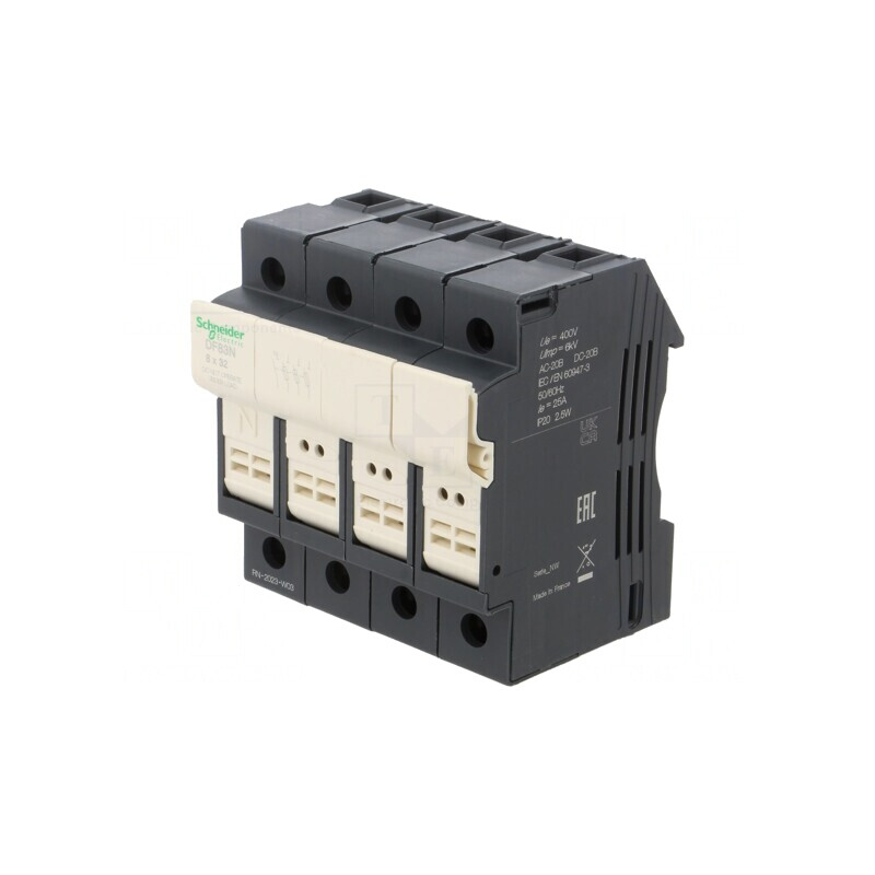 Suport Siguranță Șină DIN Poli 3 | Electronic-mag.ro | Componente Electronice