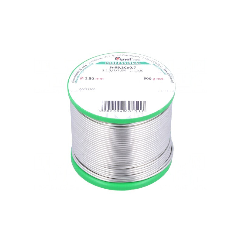 Sârmă de lipit fără plumb 1,5mm 500g | Electronic-mag.ro | Componente Electronice