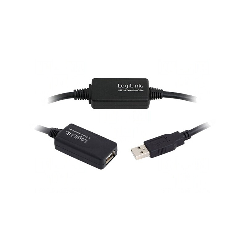 Repeater USB 25m USB 2.0 A-Mufă la A-Soclu | Electronic-mag.ro | Componente Electronice