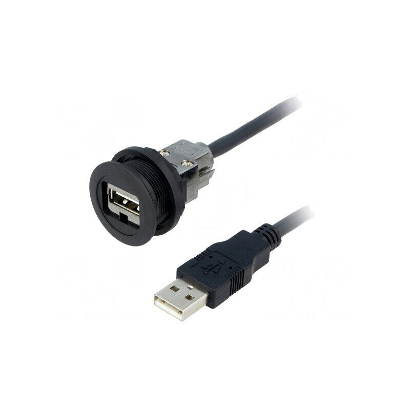 Soclu USB 22mm Har-Port Negru IP20 | Electronic-mag.ro | Componente Electronice Soclu USB 22mm Har-Port Negru IP20 | Electronic-mag.ro | Componente Electronice