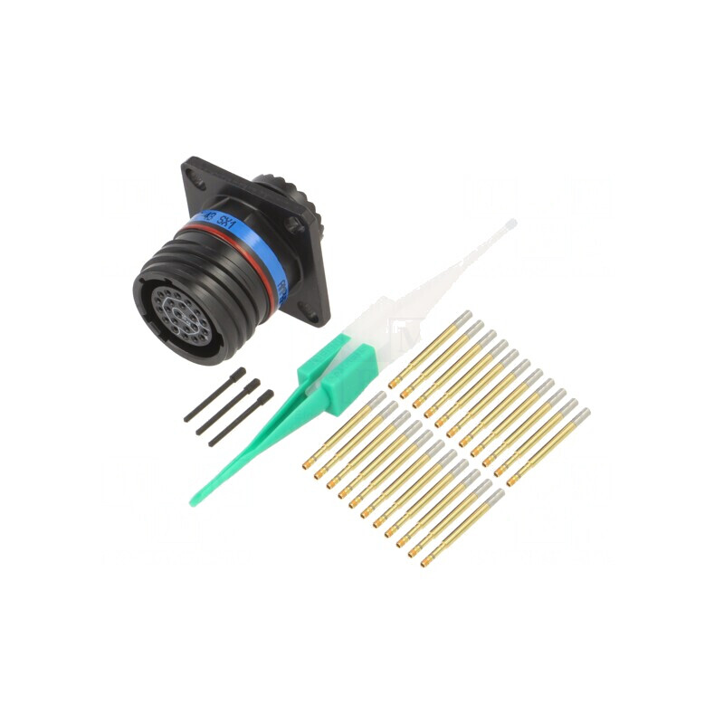 Conector Militar Dimensiune 13 MIL-DTL-38999 Series III Mamă | Electronic-mag.ro | Componente Electronice