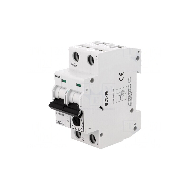 Întrerupător motor 1,5kW 220-440VAC pentru șină DIN IP20 | Electronic-mag.ro | Componente Electronice