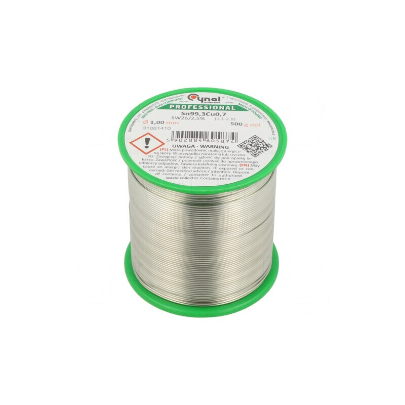 Sârmă de lipit fără plumb 1mm 500g 227°C | Electronic-mag.ro | Componente Electronice