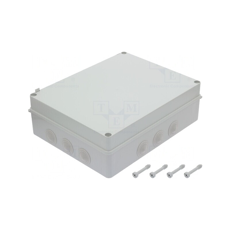 Cutie de conexiuni IP65 gri 300x380x120mm S-BOX 706 | Electronic-mag.ro | Componente Electronice