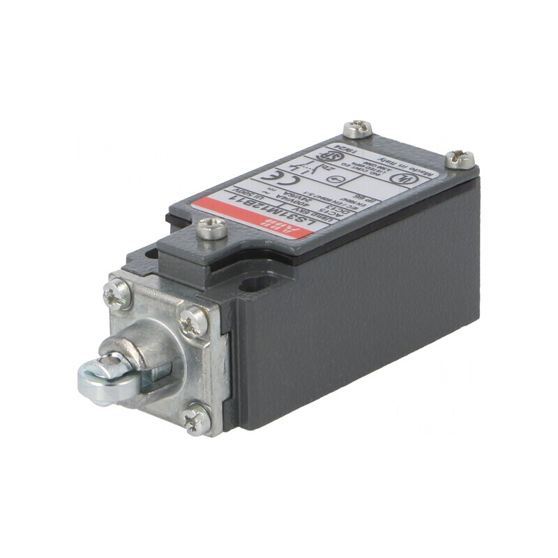 Limitator Cursă Rola Metalică Ø12mm 10A 400VAC | Electronic-mag.ro | Componente Electronice