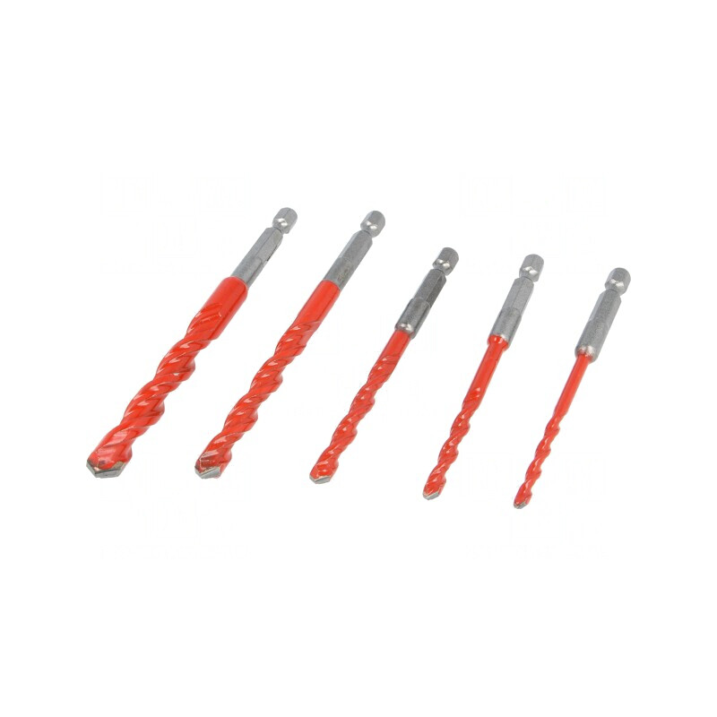 Set de burghie oțel 5 bucăți cu casetă plastic | Electronic-mag.ro | Componente Electronice Set de burghie oțel 5 bucăți cu casetă plastic | Electronic-mag.ro | Componente Electronice