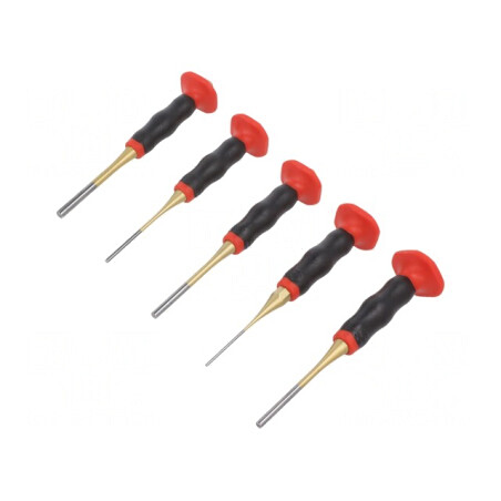 Kit Poansoane pentru Scoatere Dibluri și Bolțuri 5 Bucăți | Electronic-mag.ro | Componente Electronice