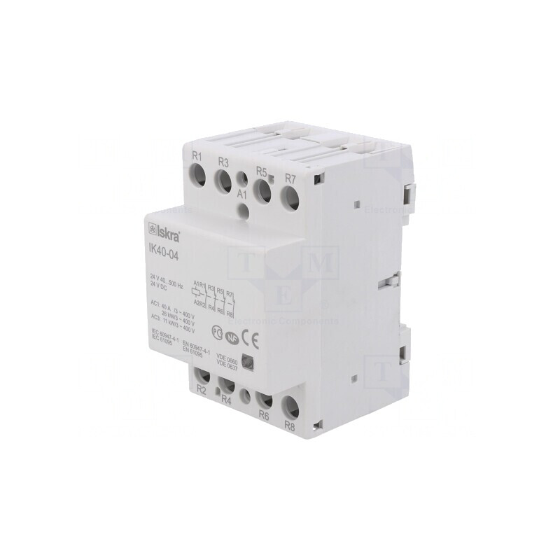Contactor 4-poli 40A 24V NC | Electronic-mag.ro | Componente Electronice