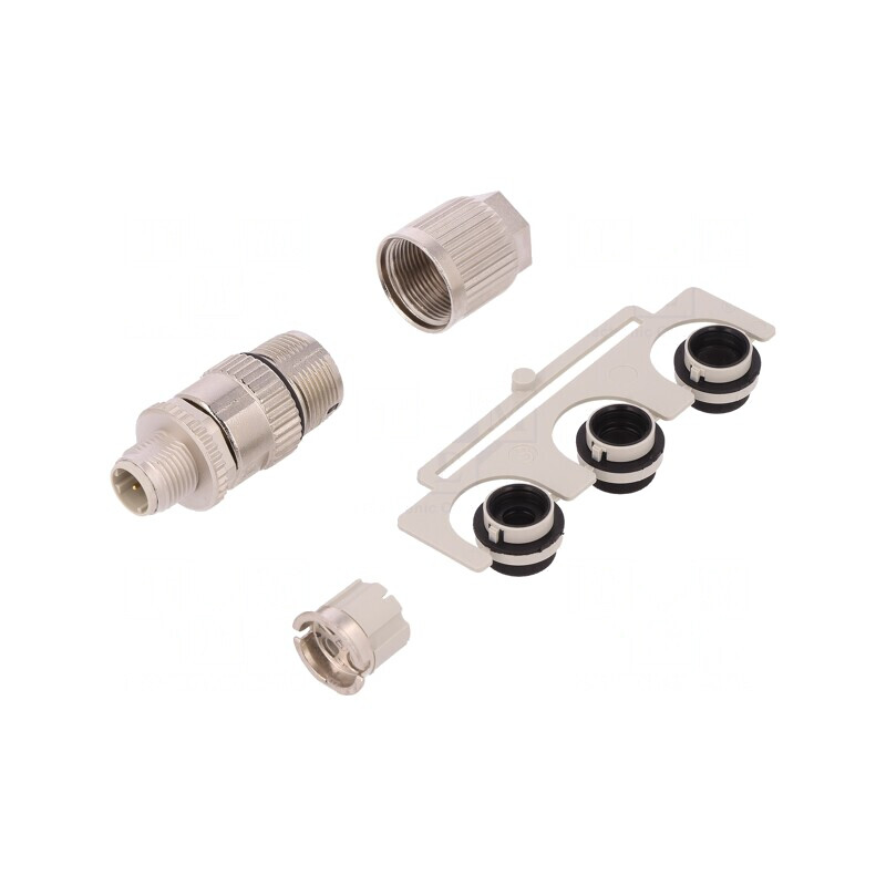 Mufă M12 4PIN Ethernet Cablu IP67 Drept | Electronic-mag.ro | Componente Electronice