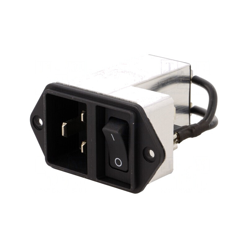 Conector alimentare AC 16A 250V IEC 60320 | Electronic-mag.ro | Componente Electronice