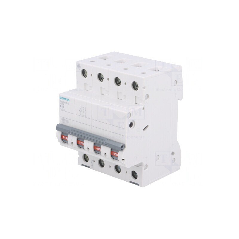 Întrerupător de supracurent 400VAC 10A 4P B | Electronic-mag.ro | Componente Electronice
