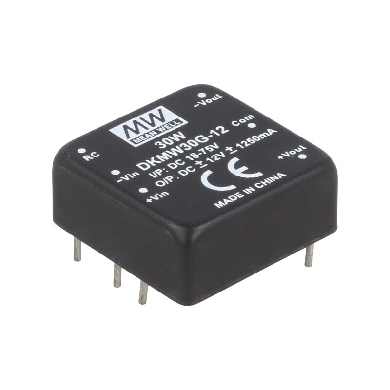 Convertor DC/DC 30W 18-75V la 12V/-12V | Electronic-mag.ro | Componente Electronice