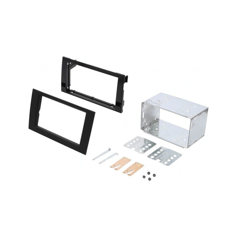Cadru radio 2 DIN negru pentru Audi și Seat | Electronic-mag.ro | Componente Electronice