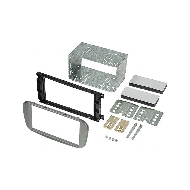 Cadru radio Ford 2 DIN argintiu | Electronic-mag.ro | Componente Electronice