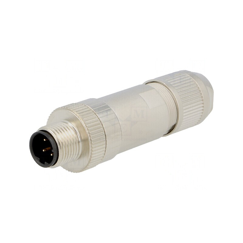 Mufă M12 4 PIN Ethernet IP67 | Electronic-mag.ro | Componente Electronice
