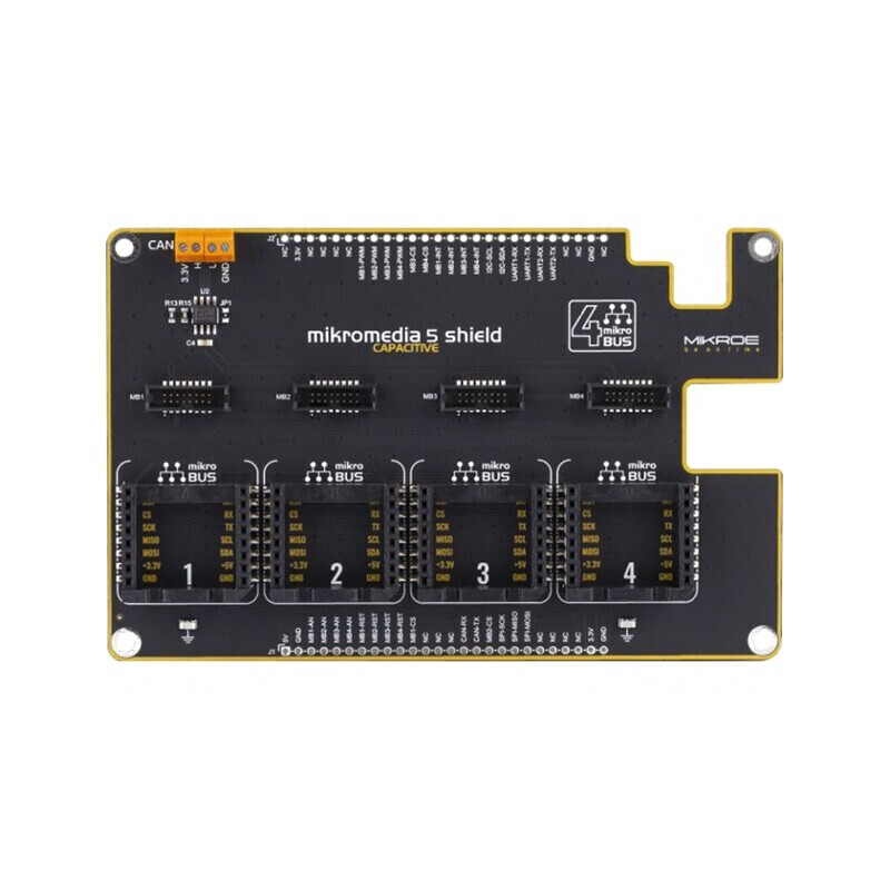 Conectori de Extensie cu Placă Prototip pentru Mikromedia 5 Capacitive Shield | Electronic-mag.ro | Componente Electronice