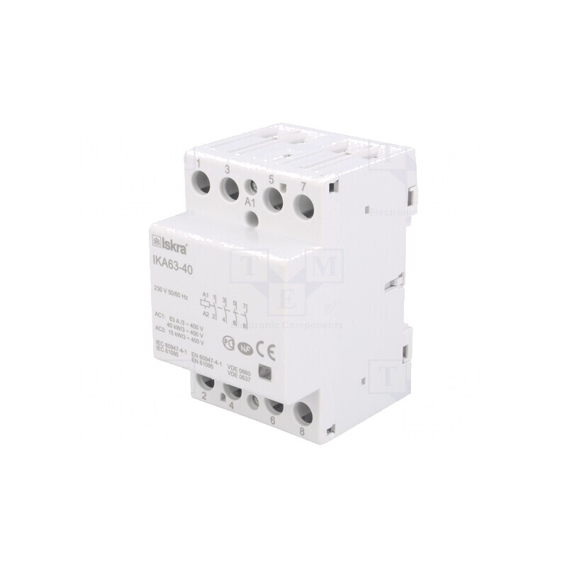 Contactor 4-Poli 63A 230VAC NO | Electronic-mag.ro | Componente Electronice