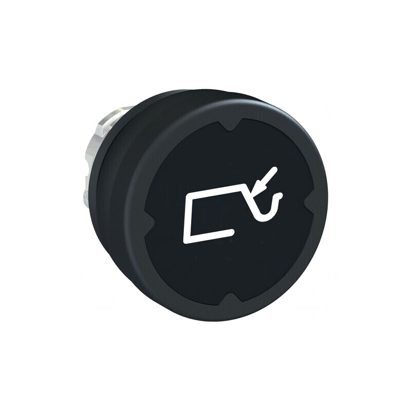 Comutator Apăsare 22mm Negru | Electronic-mag.ro | Componente Electronice