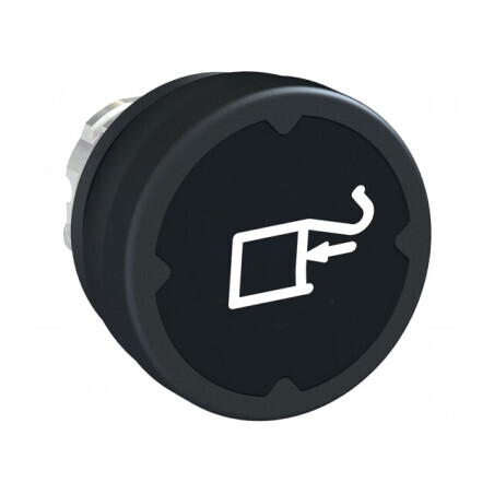 Comutator Negru 22mm cu Buton Apăsare | Electronic-mag.ro | Componente Electronice