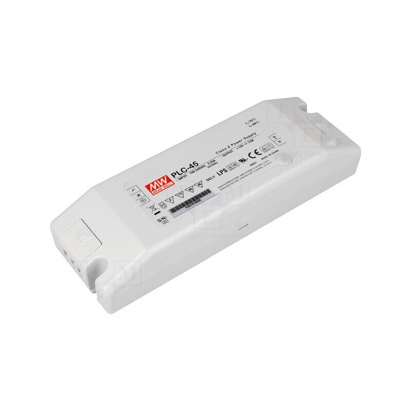 Alimentator LED 45.6W 24V 1.9A IP20 | Electronic-mag.ro | Componente Electronice