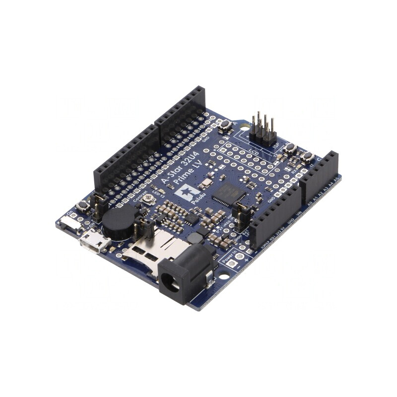 Placă de dezvoltare A-Star 32U4 Prime USB cu microSD și PWM | Electronic-mag.ro | Componente Electronice