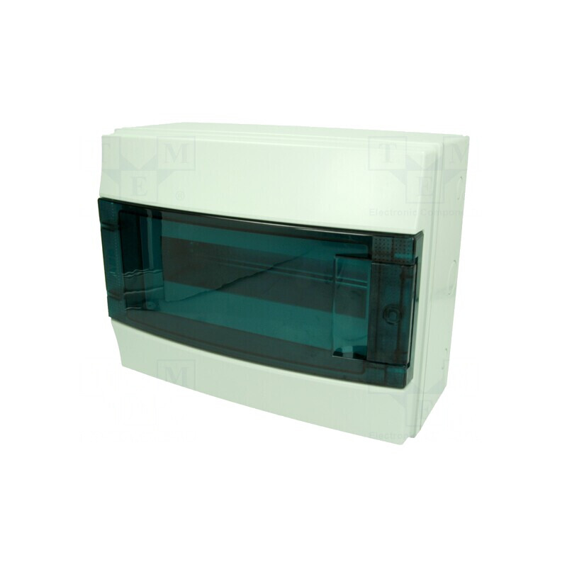 Carcasă pentru aparatură modulară IP65 gri 12 module | Electronic-mag.ro | Componente Electronice