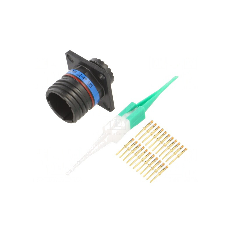 Conector militar 13 mm MIL-DTL-38999 Series III tată | Electronic-mag.ro | Componente Electronice