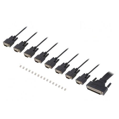 Cablu Conexiune 1m D-Sub 62pin la D-Sub 9pin x8 | Electronic-mag.ro | Componente Electronice