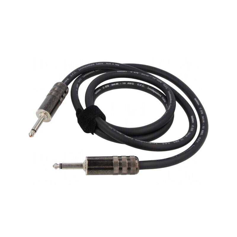 Cablu Audio Jack 6,3mm 2 pini 1,5m Negru | Electronic-mag.ro | Componente Electronice Cablu Audio Jack 6,3mm 2 pini 1,5m Negru | Electronic-mag.ro | Componente Electronice