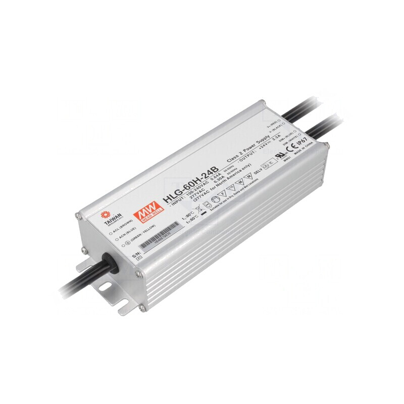 Alimentator LED 60W 24V 2.5A IP67 | Electronic-mag.ro | Componente Electronice