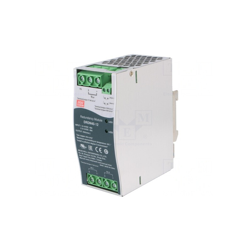 Modul Redundant 12VDC 40A pentru Șină DIN | Electronic-mag.ro | Componente Electronice Modul Redundant 12VDC 40A pentru Șină DIN | Electronic-mag.ro | Componente Electronice