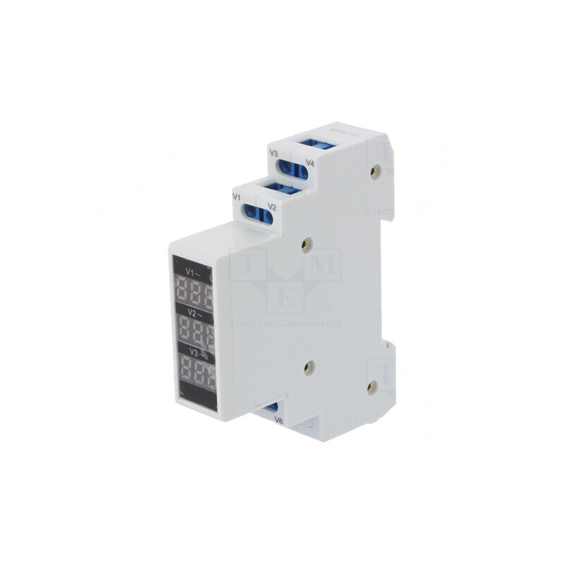 Indicator de Tensiune 3x80-500V AC IP20 pentru Șină DIN | Electronic-mag.ro | Componente Electronice Indicator de Tensiune 3x80-500V AC IP20 pentru Șină DIN | Electronic-mag.ro | Componente Electronice