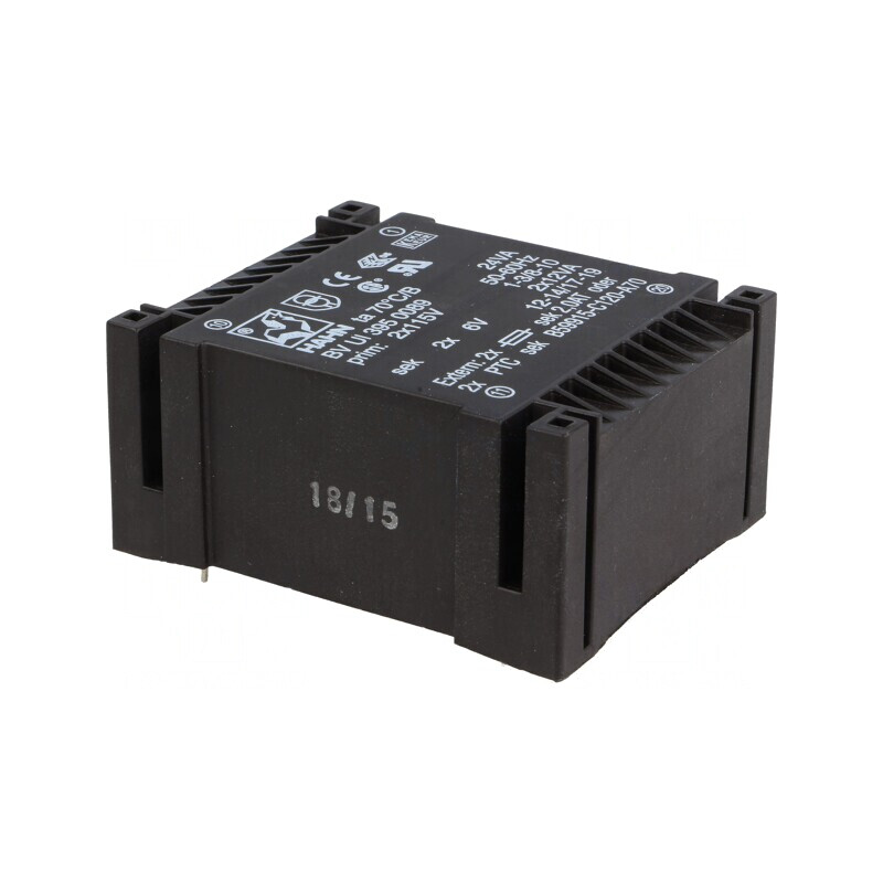 Transformator Încapsulat 24VA 115VAC 6V 2A PCB | Electronic-mag.ro | Componente Electronice