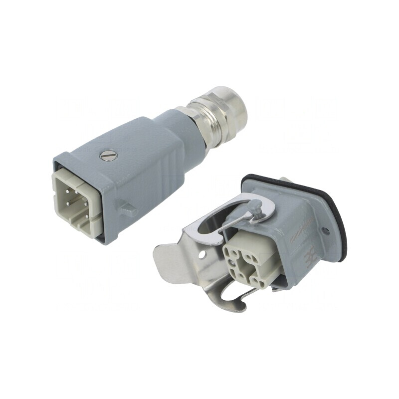 Set Conector HDC 5 PIN Tată și Mamă | Electronic-mag.ro | Componente Electronice