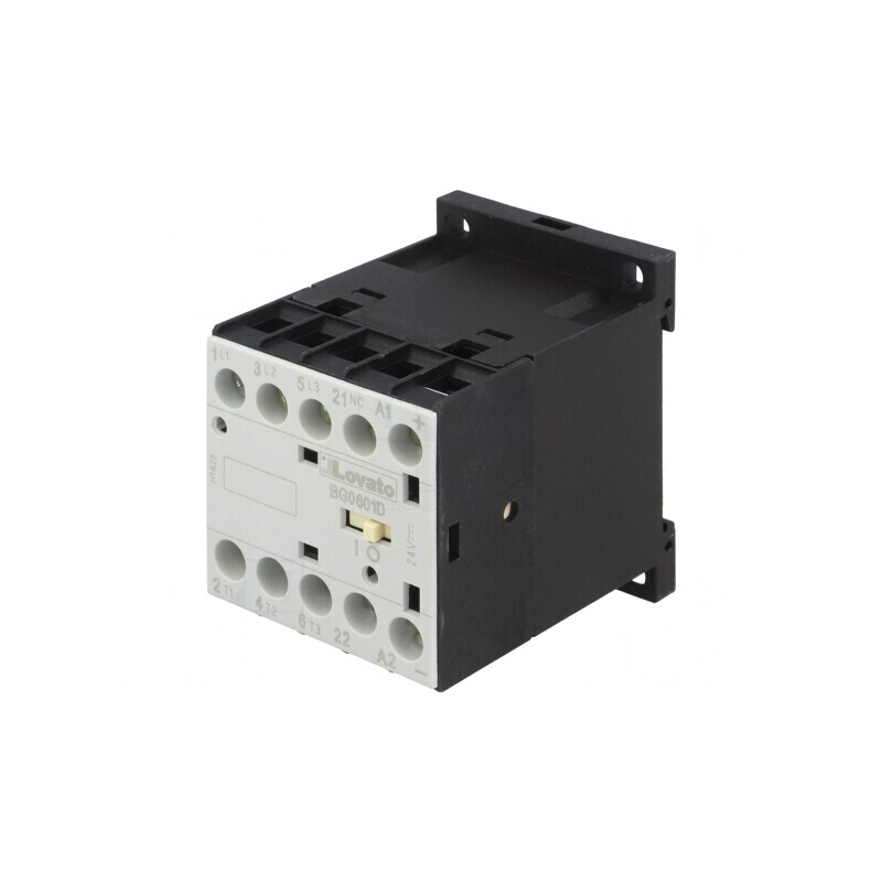 Contactor 3P NO + 3 Auxiliare NC 24VDC 6A | Electronic-mag.ro | Componente Electronice Contactor 3P NO + 3 Auxiliare NC 24VDC 6A | Electronic-mag.ro | Componente Electronice