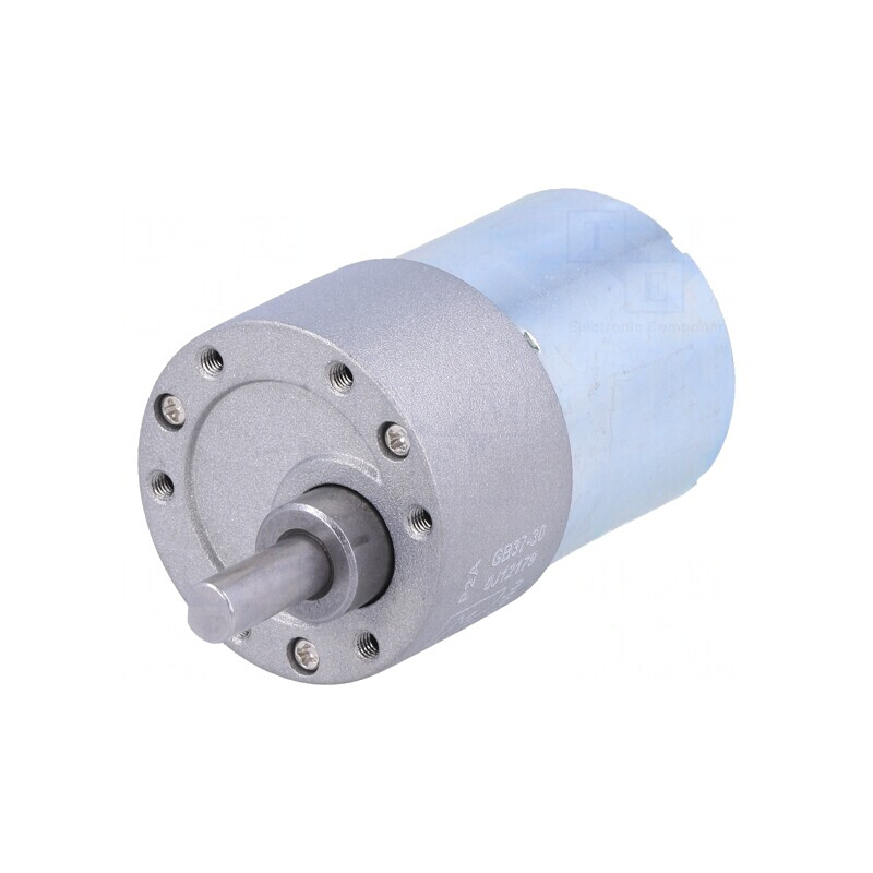 Motor DC cu Transmisie 6-12V 5,5A Ax Crestătură D 30:1 | Electronic-mag.ro | Componente Electronice