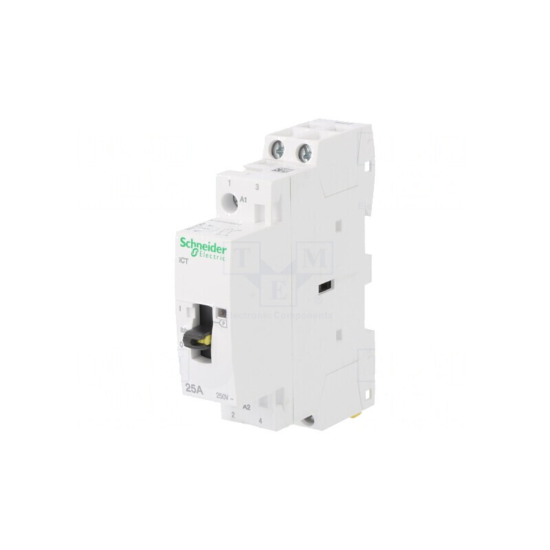 Contactor 2P 25A 220VAC NO IP20 | Electronic-mag.ro | Componente Electronice