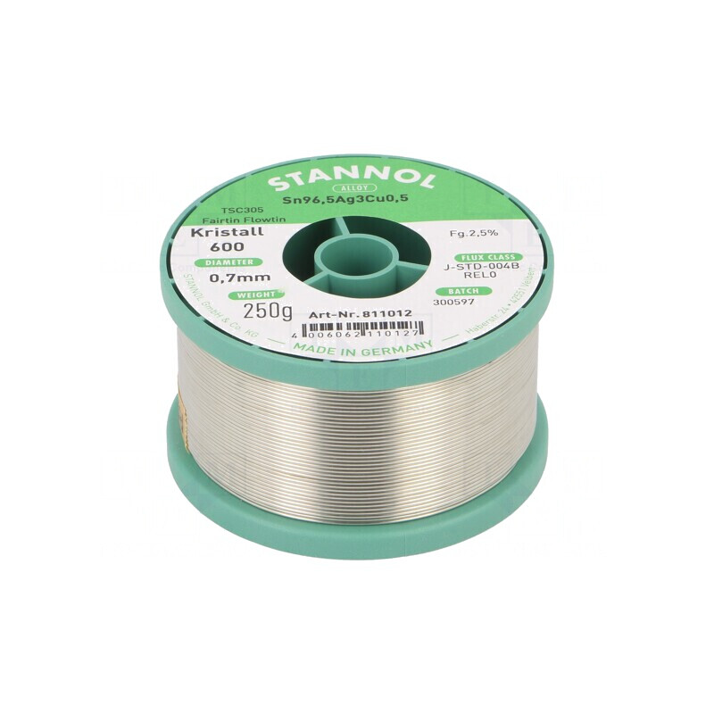 Sârmă de lipit fără plumb 0,7mm 250g | Electronic-mag.ro | Componente Electronice