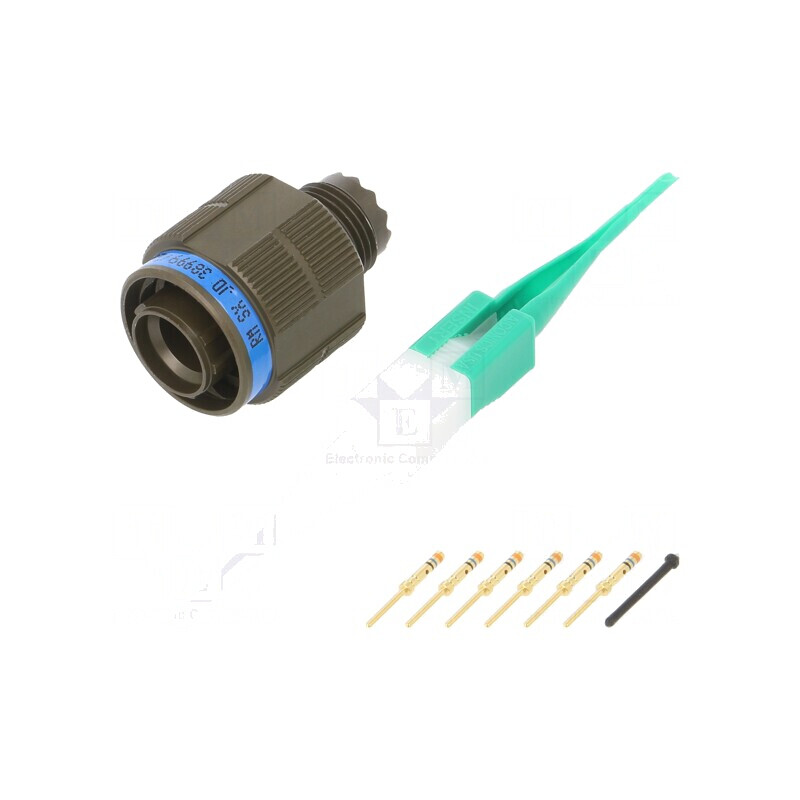 Conector militar 9mm Series III oliv | Electronic-mag.ro | Componente Electronice