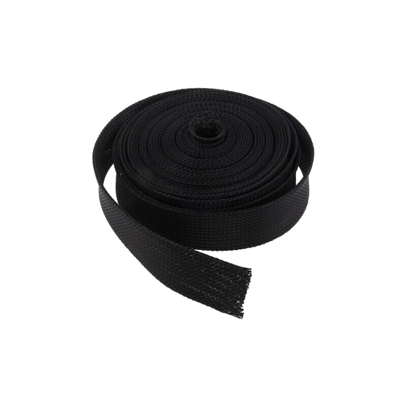 Trese din poliester negru 45-73mm rolă | Electronic-mag.ro | Componente Electronice